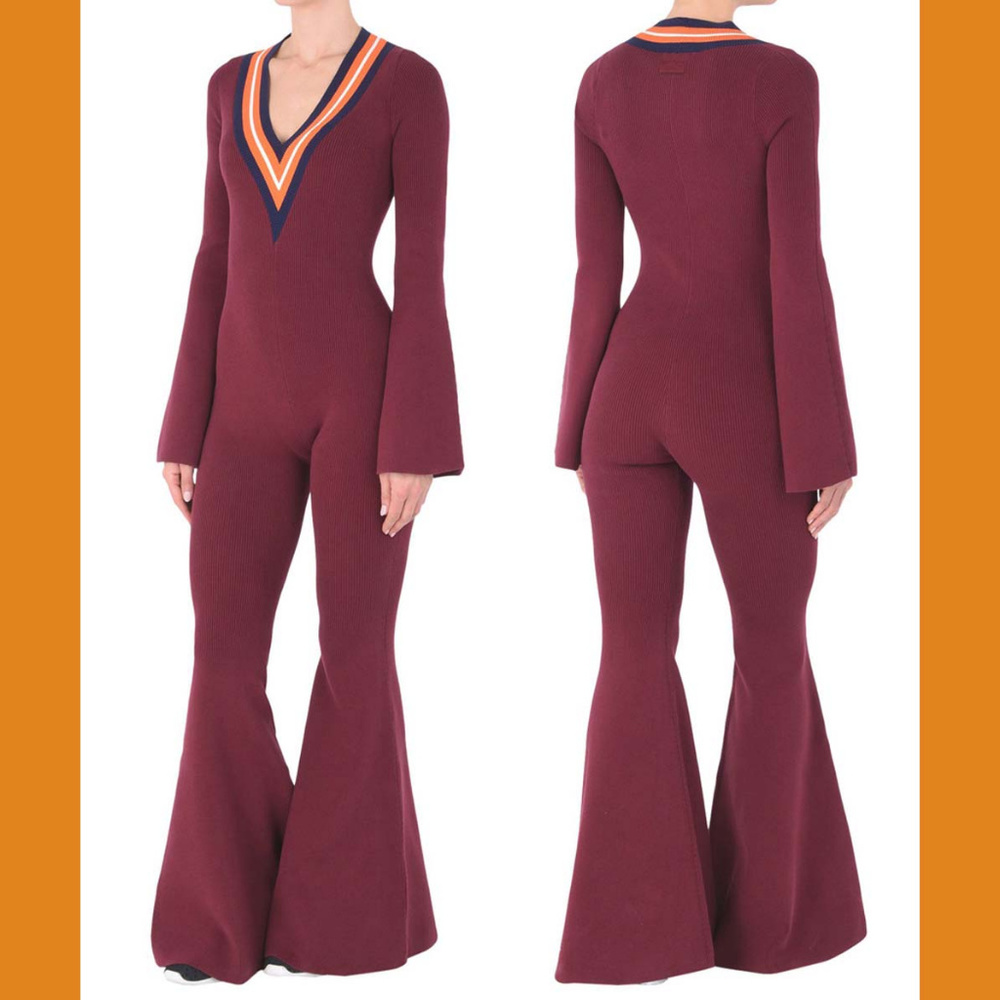 NWT Fenty Puma Rihanna stretch jumpsuit M 10-12 - Picture 2 of 9